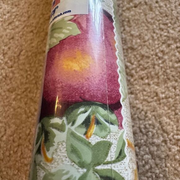 Vintage Fruit Con-Tact Creative Covering Paper 18 in x 9 Ft USA Purple Yellow - Picture 7 of 12